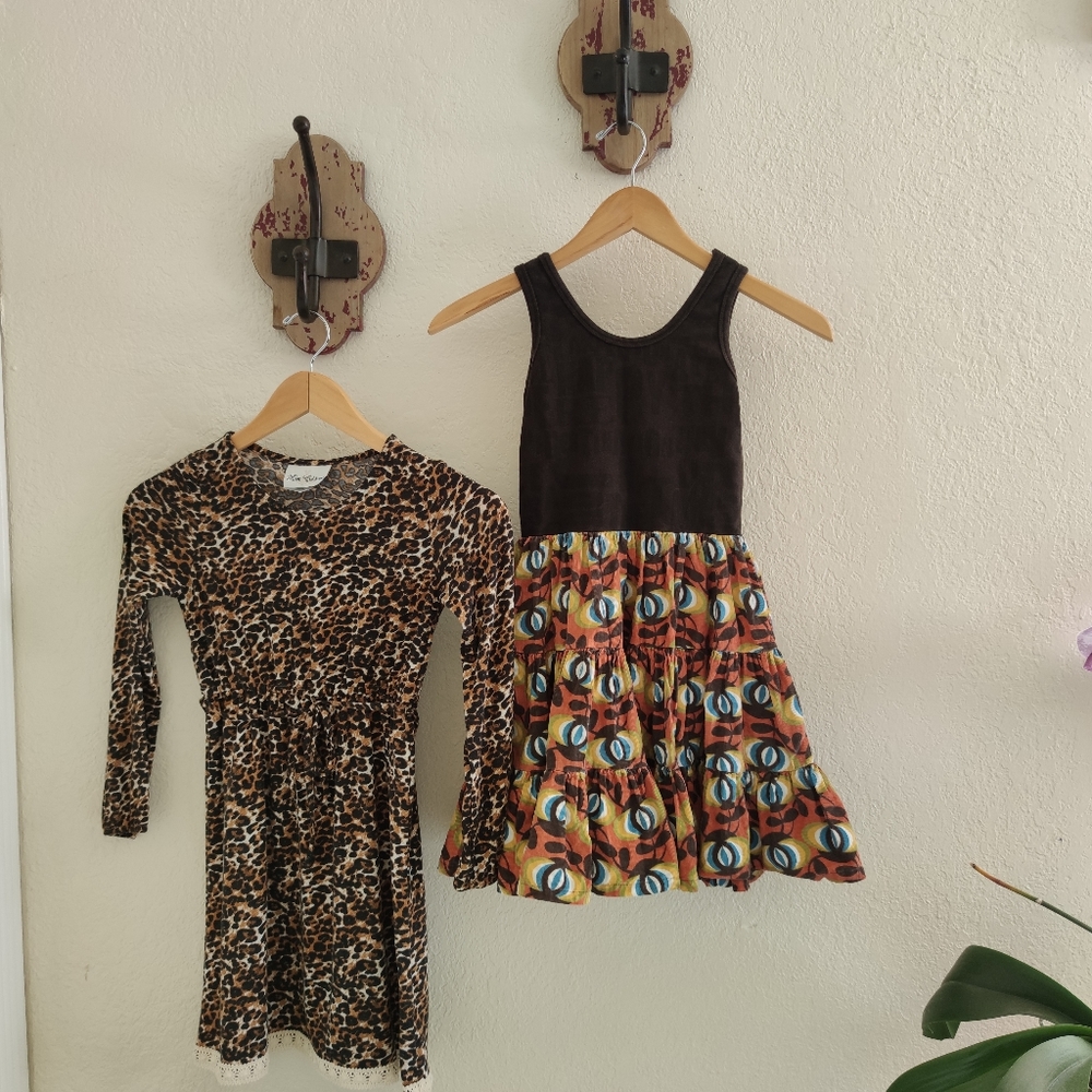 M. Jane/R. Editions 💜 Lot 2 Dresses‎ Animal Print